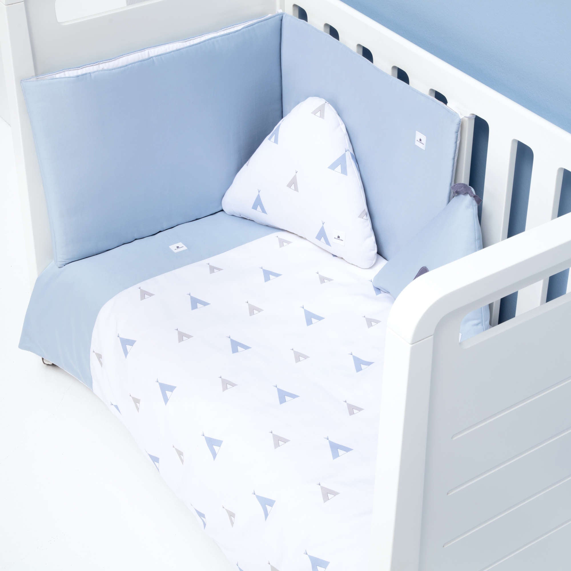 Tour de lit bébé Diem 60x120 cm (réversible) marengo