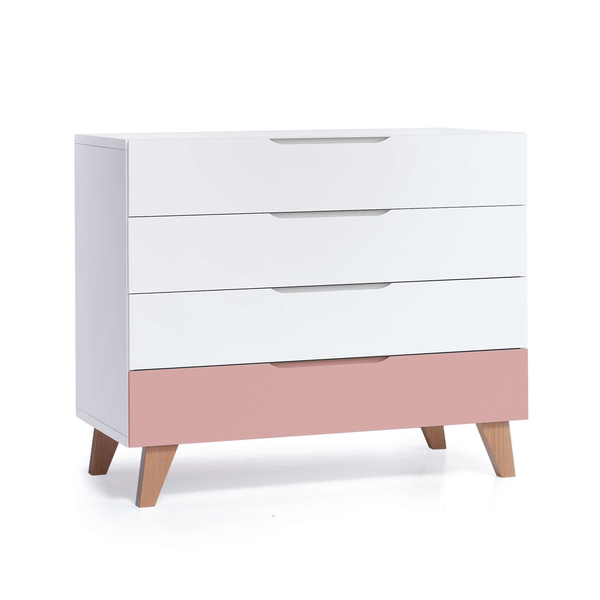 cómoda de madera para habitación infantil de niña