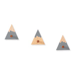 Set 3 perchas infantiles con forma de montaña · Planina H120