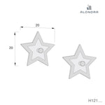 Set 2 perchas infantiles con forma de estrella · Polare H121