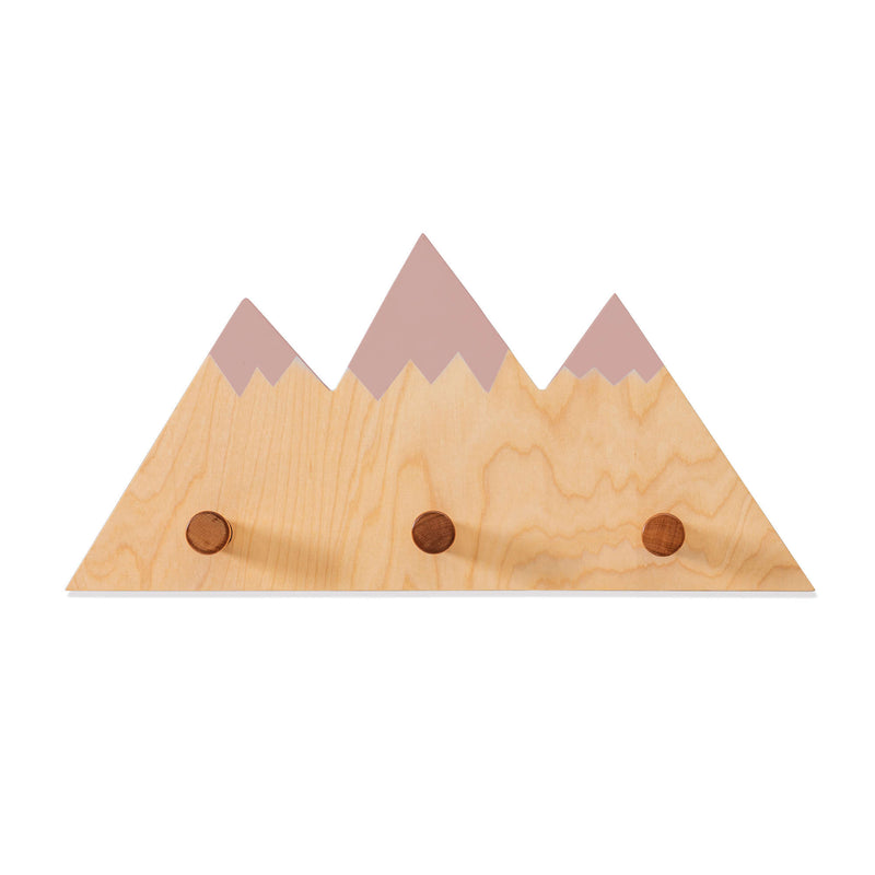 decoración infantil colgadores con forma de montaña