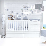 Lit bébé évolutif 70x140 cm avec lit ou tiroirs gigogne blanc · Sero More K546-M7700