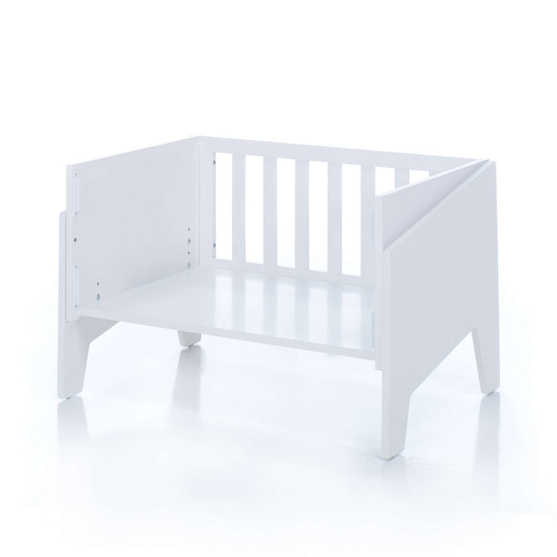 White co-sleeping crib 50x80 EQUO · C10-M7700