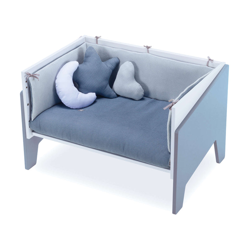 Blue co-sleeping crib 50x80 EQUO · C10-M7751