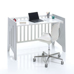 Cuna colecho OMNI 2 en 1 cuna bebé y escritorio gris