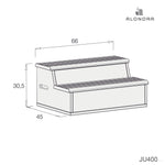 Escalier-coffre à jouets (2in1) pour lits bébé évolutif Inside K404 · JU400-M11