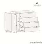 Evolutive Large Baby Chest of Drawers (120cm) · D202G
