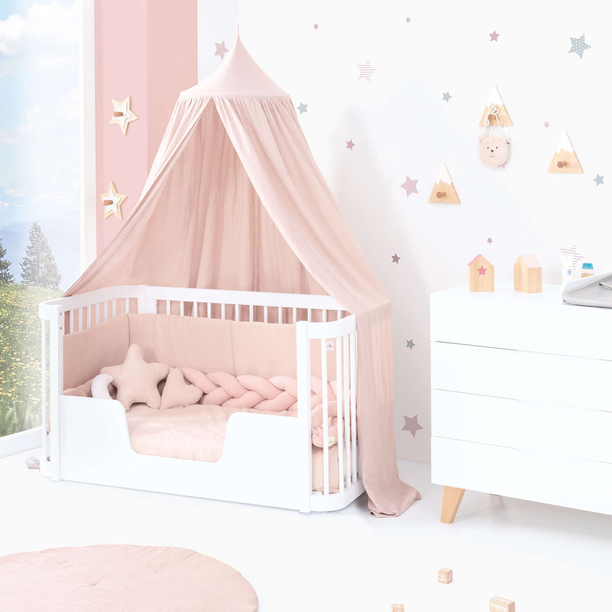 Cunas casita  Montessori en forma de cabaña