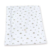 Bettdecke für Babywiege 55x70 cm/60x80 cm Regenbogen olivgrün · Espuma do mar 1304-127