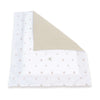Edredão mini berço 55x70 cm/60x80 cm (reversível) folhas beige · Nandina 1304A-116