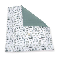 Couette berceau 55x70 cm/60x80 cm (réversible) feuilles vert · Musgo 1304A-118
