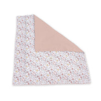 Crib duvet 55x70 cm/60x80 cm (reversible) pink flowers · Liberty 1304A-132
