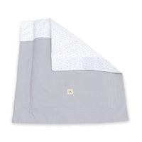 Couette berceau 55x70 cm/60x80 cm (réversible) gris · Delphin 1304A-134