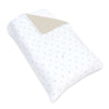 Wooden Montessori bed 70x140 cm with beige bedding · Homy Life