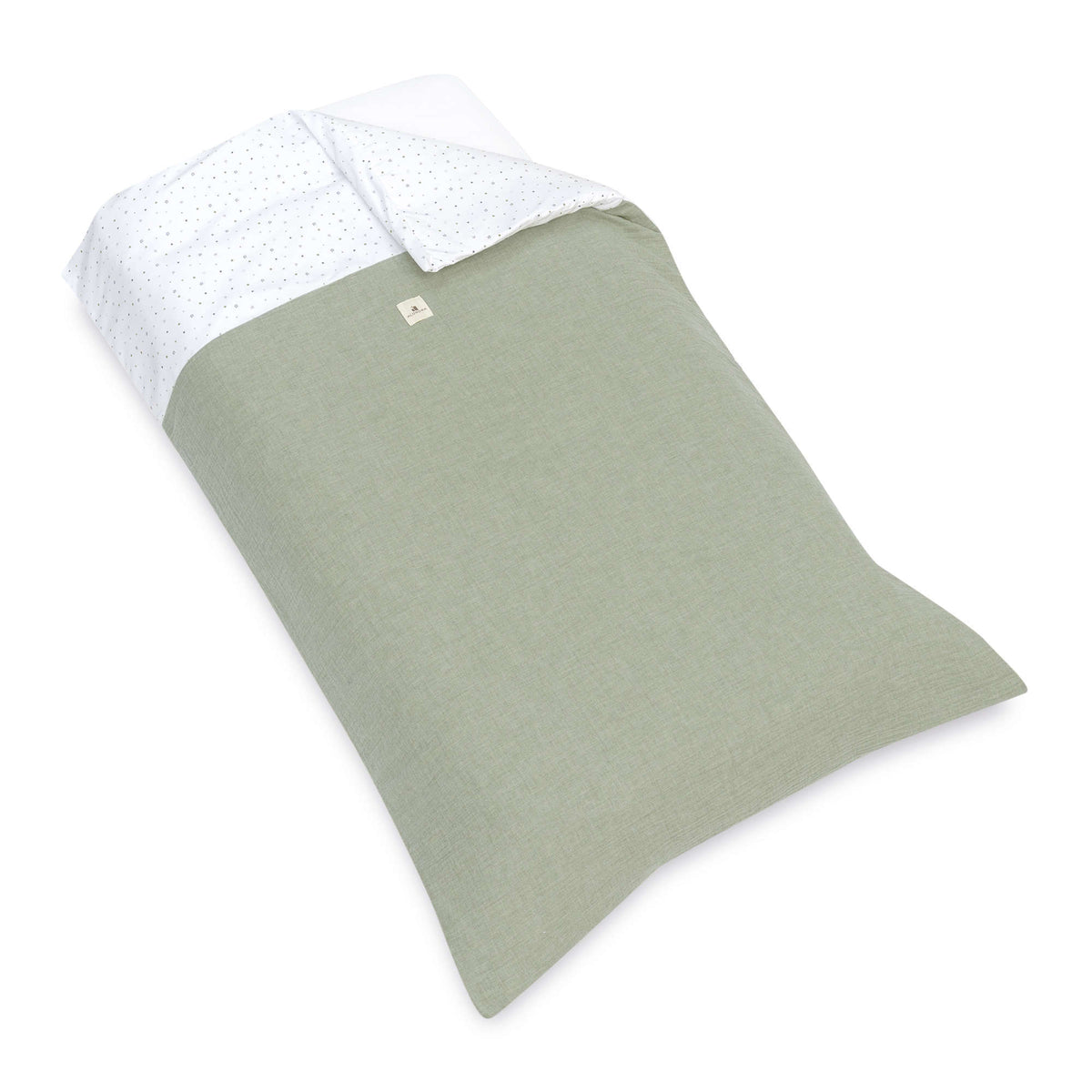 Bettbezug Juniorbett 90x200 cm grün