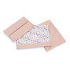 Cot sheets set 60x120 cm pink flowers · Liberty 612A-132