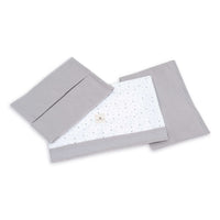 Set parure de lit bébé 60x120 cm gris · Delphin 612A-134