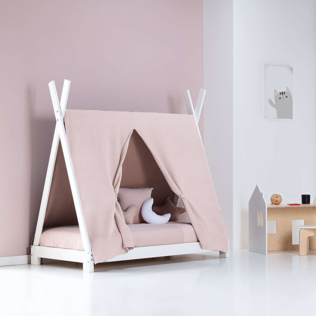 Montessori baby bed 70x140cm INDY GREY CAREZZA 70x140