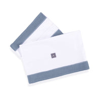 Crib sheets set 50x80/55x70 cm blue denim · 616-121 Alba Blu