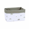 Padded baby toiletries basket green-olive · 618-127 Espuma do mar