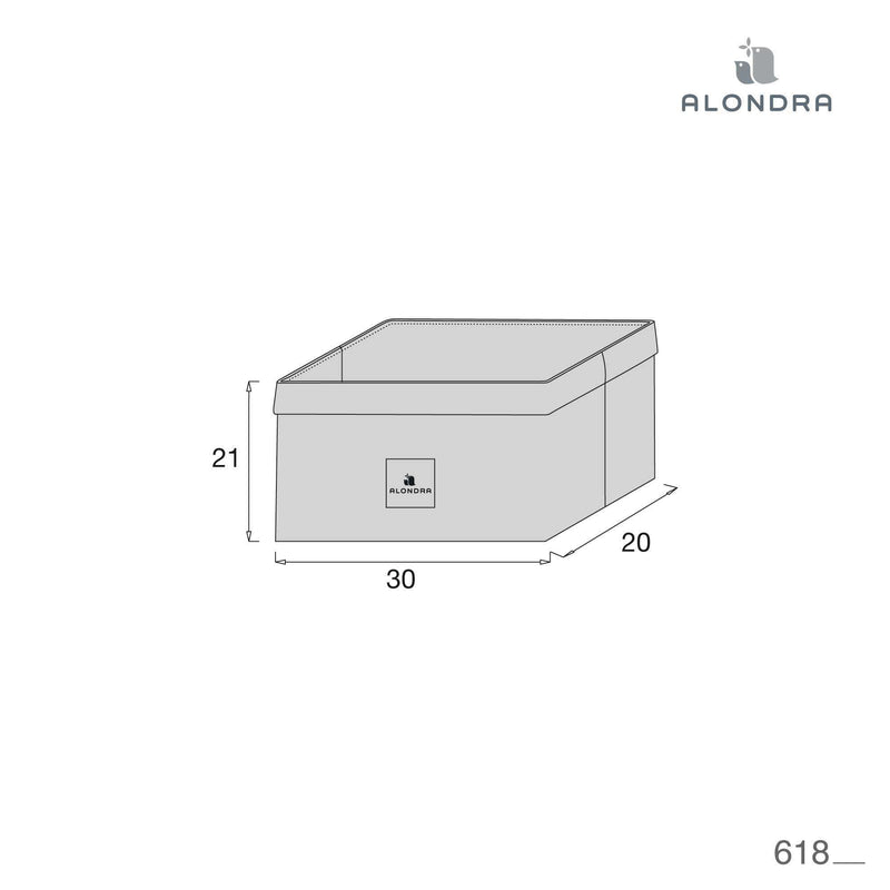 Medidas de la Cesta de almacenaje infantil de Alondra