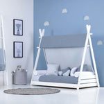 Montessori kids bed HOMY-XL 90x200cm - 121 Alba Blu