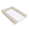 Baby changing mat 60x90 cm beige leaf print · Nandina 631-116