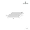 Cover for changing mat 50x80 cm grey · Delphin 633-134