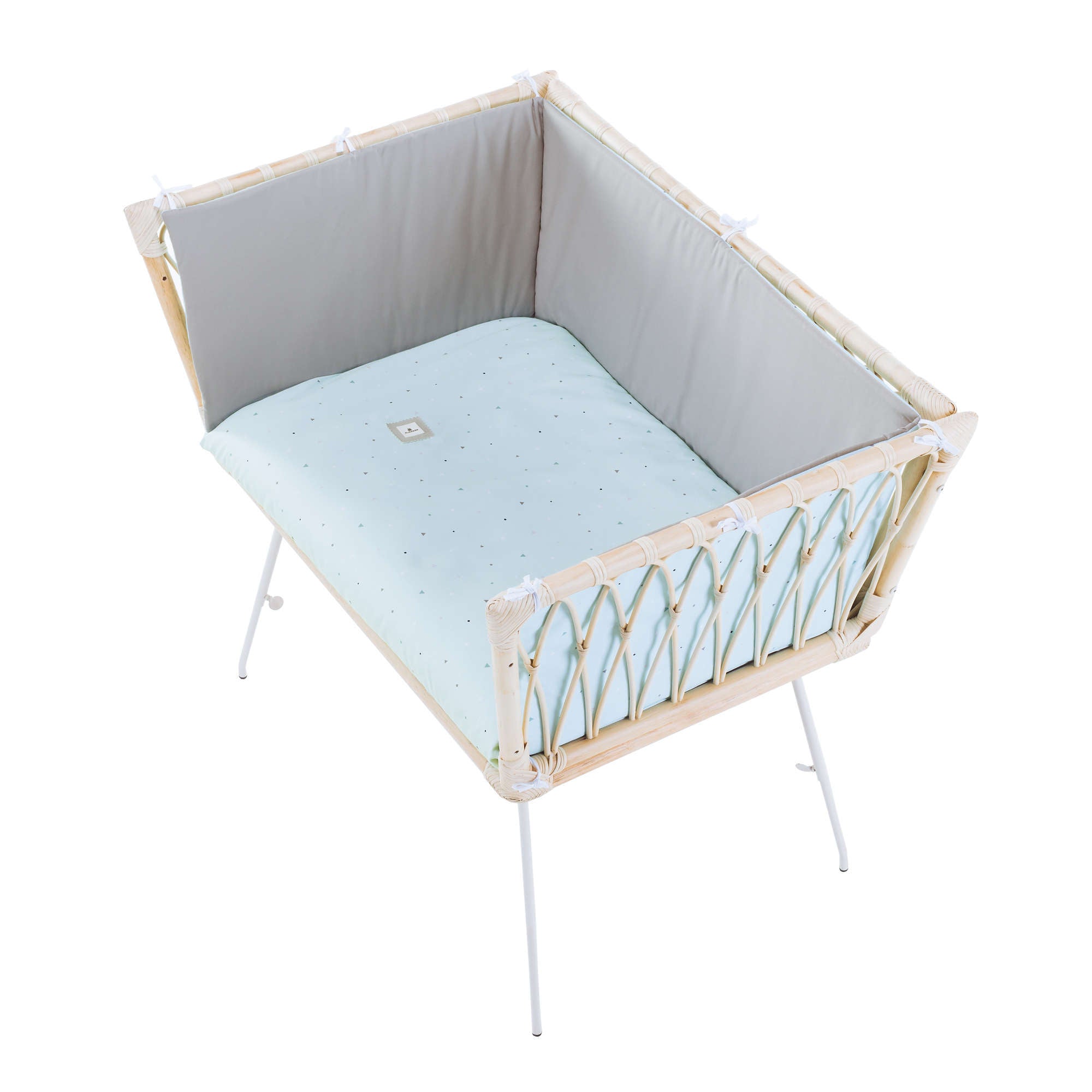 Textil set for Moai co-sleeping crib 80x50 cm mint · 653S-055 Mint