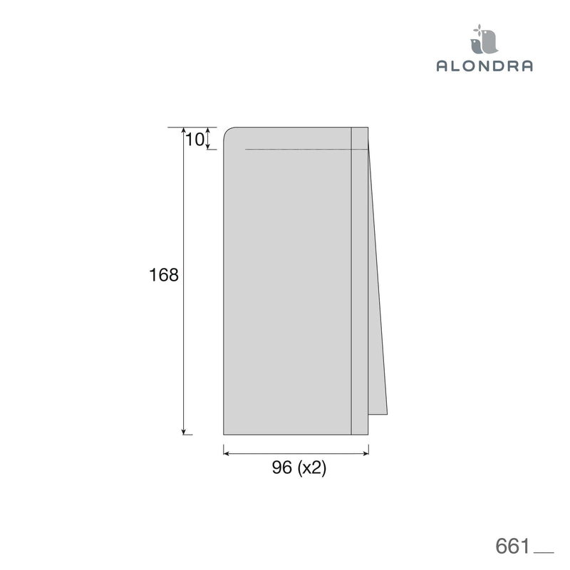 Toldo para mini berço/berço beige · 661-126 Sahara Sand