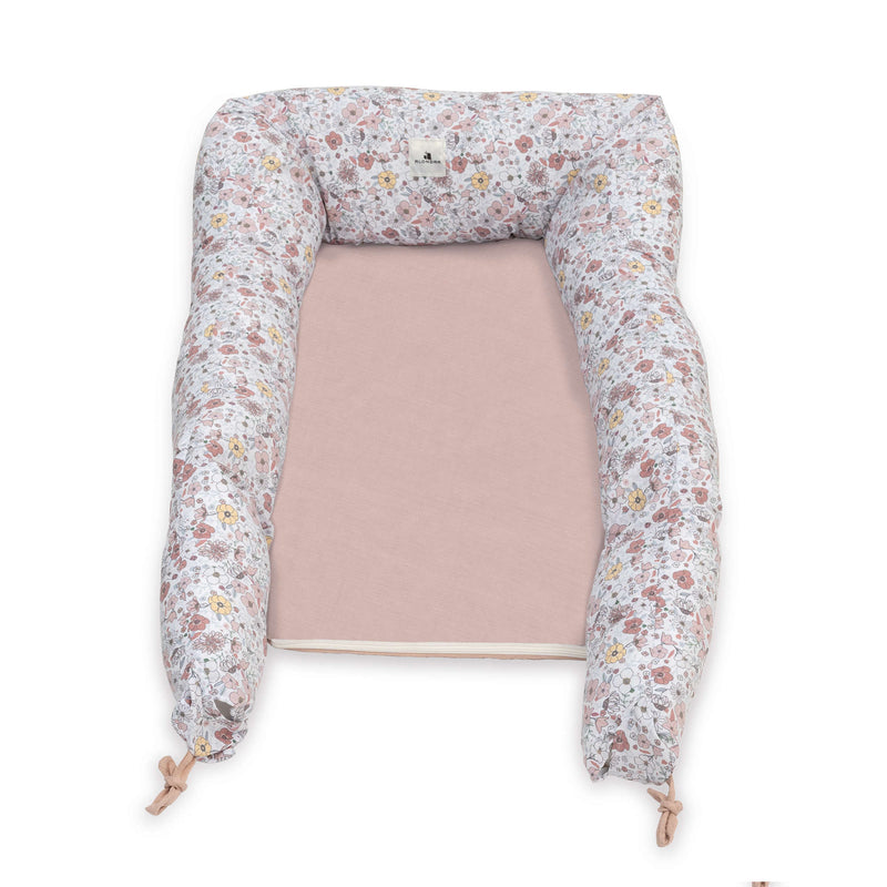 Babynest (3in1) rosa Blumen · Liberty 666-132