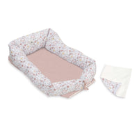 Babynest (3in1) rosa Blumen · Liberty 666-132