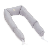 Babynest (mit Anti-Reflux-Keilkissen) grau mit Sternen · Delphin 666C-134