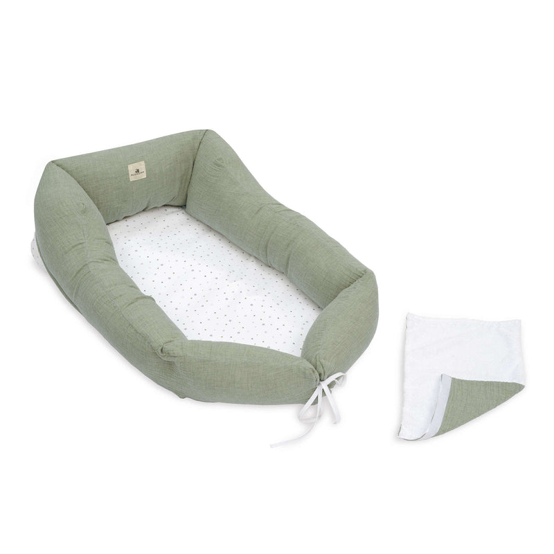 Babynest (3in1) olivgrün · Mist 666-156