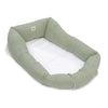 Babynest (mit Anti-Reflux-Keilkissen) olivgrün · Mist 666C-156