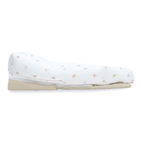 Babynest (mit Anti-Reflux-Keilkissen) beigen Blättern · Nandina 666C-116