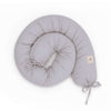 Tour de lit lit bébé en boudin (180 cm) gris · Delphin 668-134