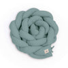 Braided crib/cot bumper (230 cm) in eucalyptus · 669-118