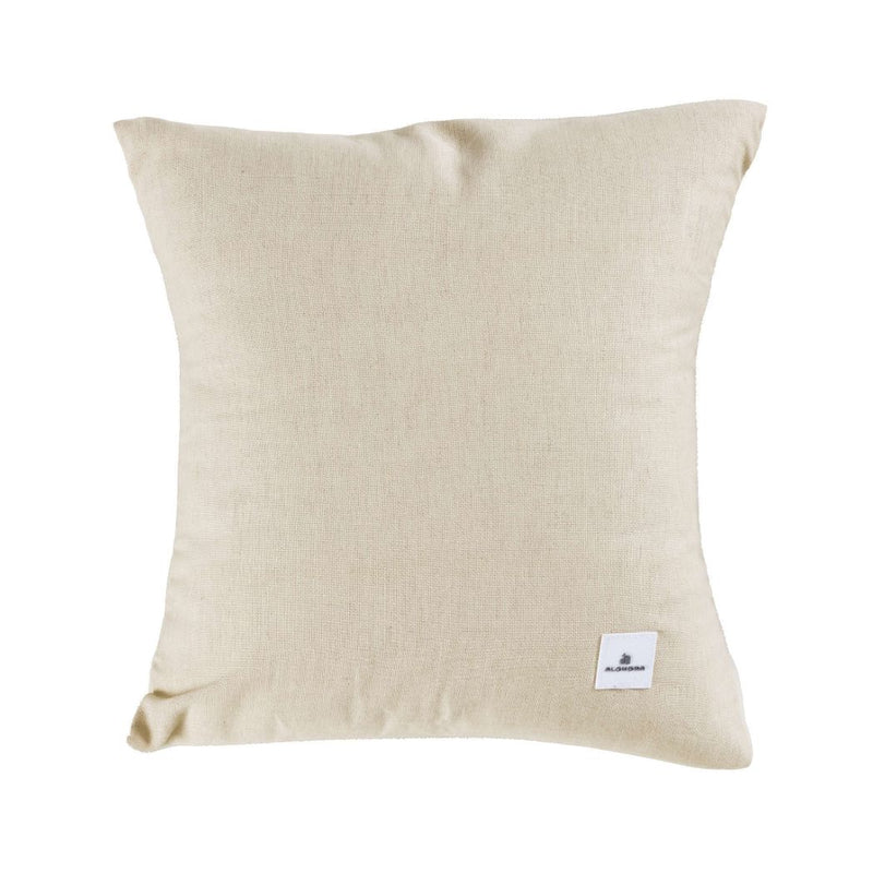 Beige square cushion with removable cover · 690-126B Sahara sand