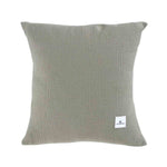 Olive-green square cushion with removable cover · 690-127L Espuma do mar