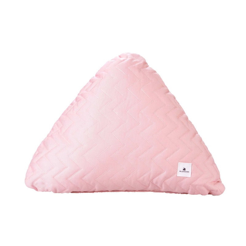 Coussin d'enfant en forme de triangle rose · 692A-152 Arose