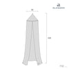 Ceiling canopy for baby crib/cot pink · Liberty 702-132