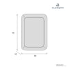 Drap-housse blanc pour matelas berceau réf. ZH55-70 (55x70 cm) · 9S030-B 