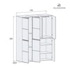 Modular children's wardrobe of 6 modules (150cm) · Modular A3016