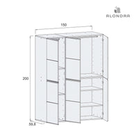 Modulare Kindergarderobe mit 6 Modulen (150 cm) · Modular A3016