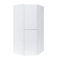 Module d'angle double hauteur pour armoire modulaire · A301R