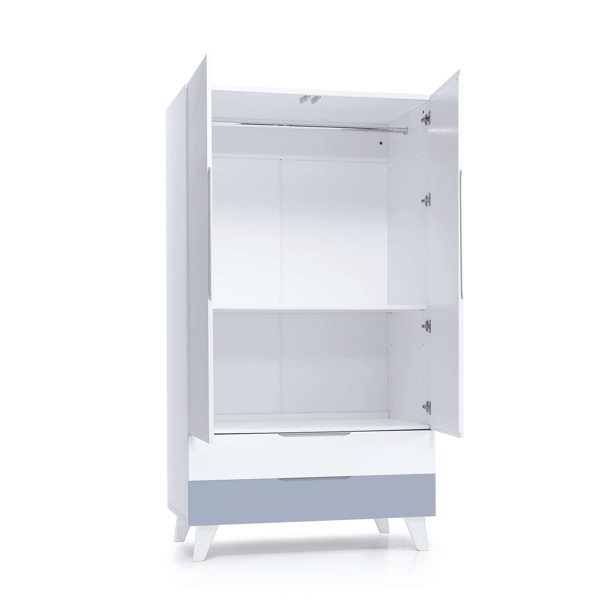 Armoire pour enfants (2 portes/2 tiroirs) laqué · Style A347