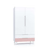 Armoire pour enfants (2 portes/2 tiroirs) laqué · Style A347