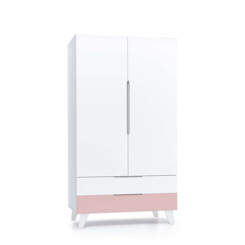 Armoire pour enfants (2 portes/2 tiroirs) laqué · Style A347
