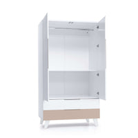 Armoire pour enfants (2 portes/2 tiroirs) laqué · Style A347
